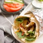Healthy, delicious, home-made chicken shawarma recipe. Serve this Middle-Eastern dish in a wrap with caramelised onions & capsicum, lettuce, tomato and dollops of tzatziki sauce