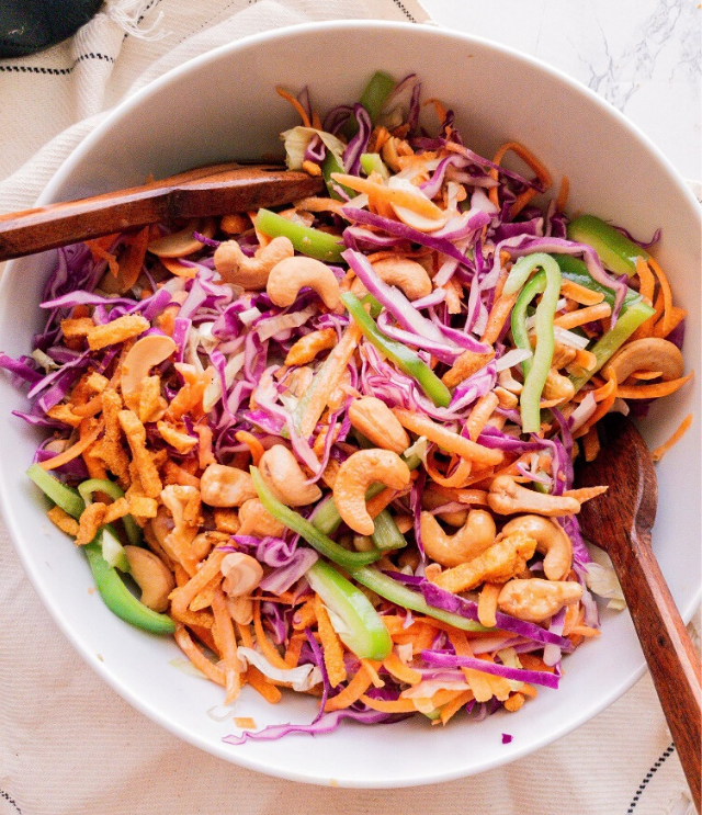 Loving this healthy cashew nut salad recipe by Wajiha