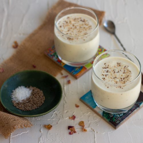 Refreshing Salted Lassi (Namkeen Lassi) - I Knead to Eat